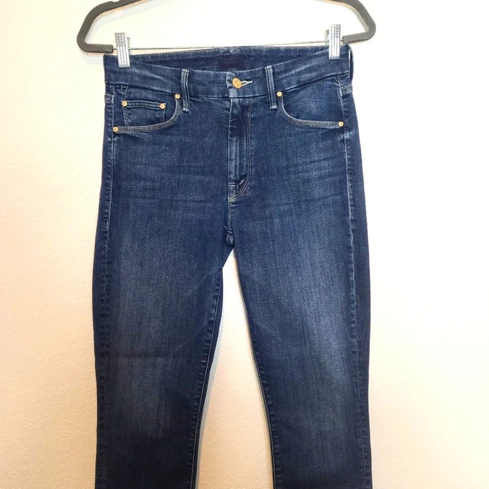 MOTHER The Looker Crop in On The Edge Jeans Size 27 - Picture 4 of 12